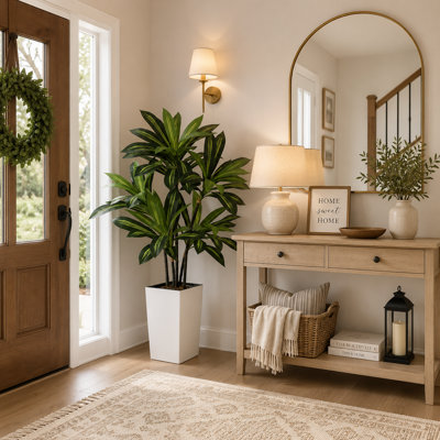 Artificial Dracaena Tree in Pot for Home Office