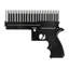 Pistolet pistolet moderne abstrait décoratif décoratif suspendu-124840258-124840260