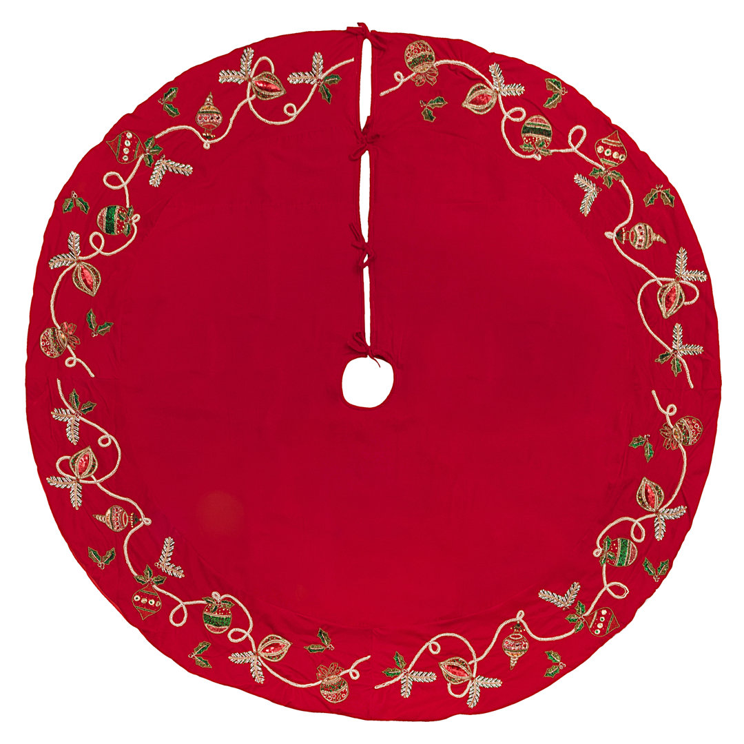 Gleichman Solid Color Tree Skirt The Holiday Aisle®