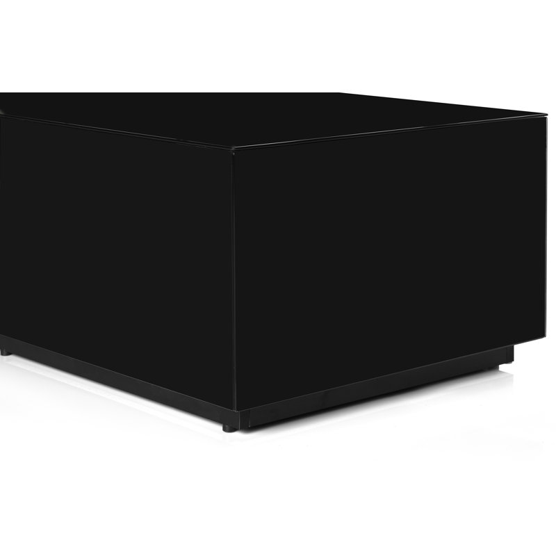 Mcmartin Glass Coffee Table, Black