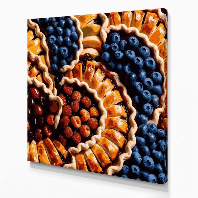Art mural sur toile Desserts, H 12 po x l 12 po