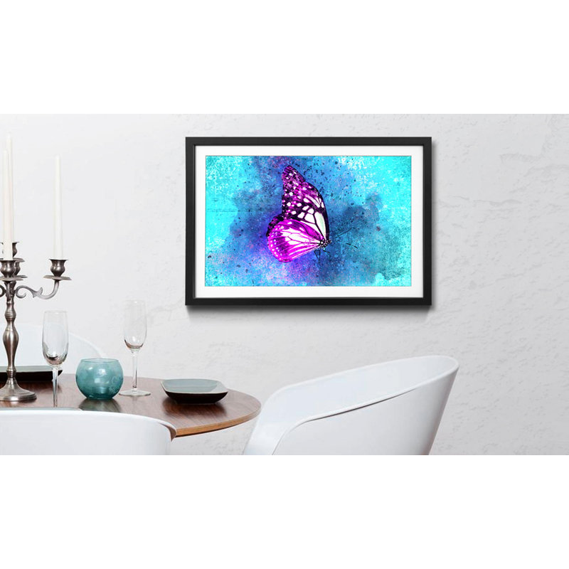 Streetart Into Heaven - Single Picture Frame Print, 64cm H x 84cm W x 2.2cm D