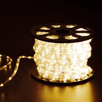 100Ft Led Rope Lights, Waterproof Indoor Outdoor Party Decorative Lighting ,Connectable and Flexible Rope Lighting for Garden,Pool,Home,Bedroom