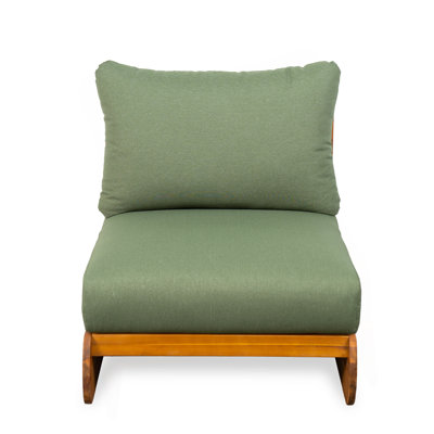 Fauteuil club Acacia, vert