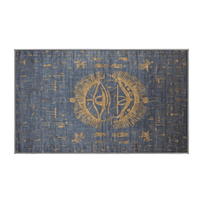 Machine Washable Gray Area Rug