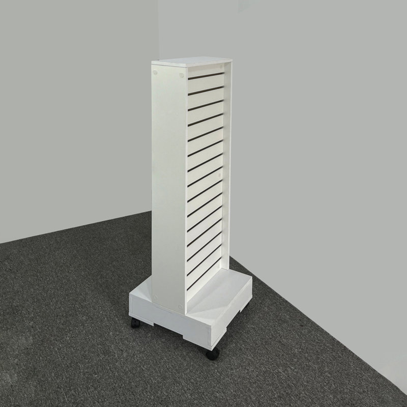 Glancy Double-Sided Slatwall Display Cabinet