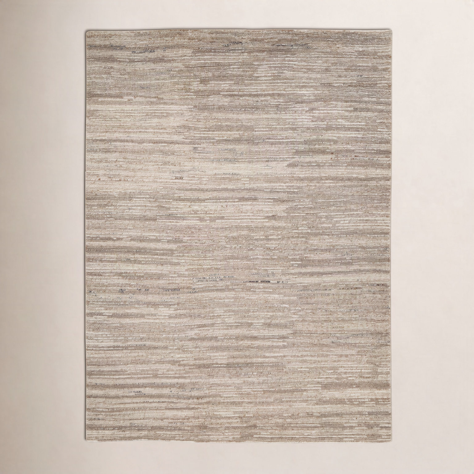 Ailey Hand-Knotted Abstract Wool Rug, Rectangle: 2'x3'