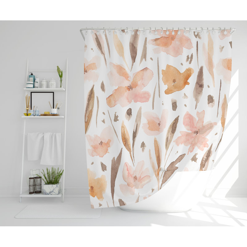 Jammie Polyester Shower Curtain, 168cm H x 168cm W