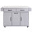 Kitchen Island With Trash Can Storage Cabinet, Kitchen Cart With Drop Leaf, Spice Rack, Towel Rack And Drawer, Rolling Kitchen Island On Wheels With Adjustable Shelf-548765600