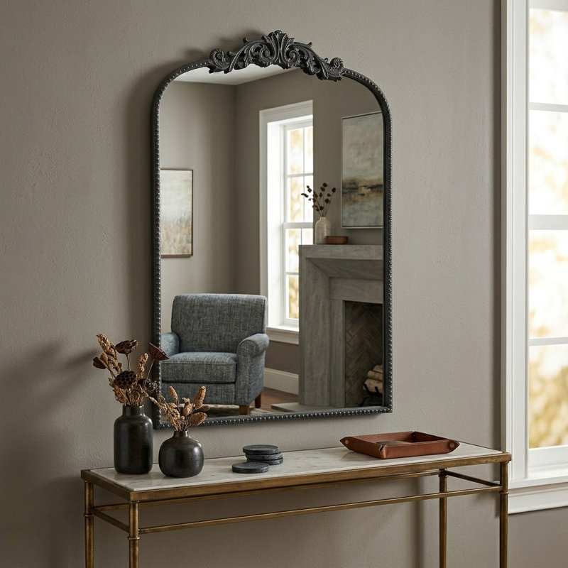 Miroir Classic Design pour salle de bain, vestibule