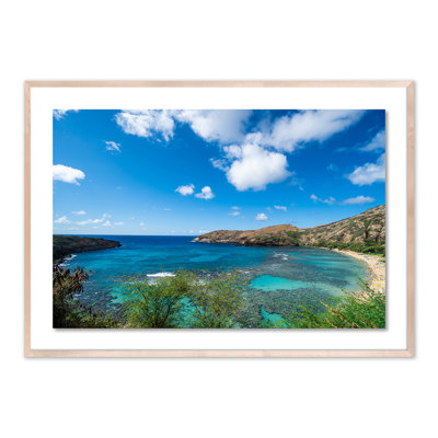 Reproduction de photo sur papier encadrée « my favorite beach » par brannon naito