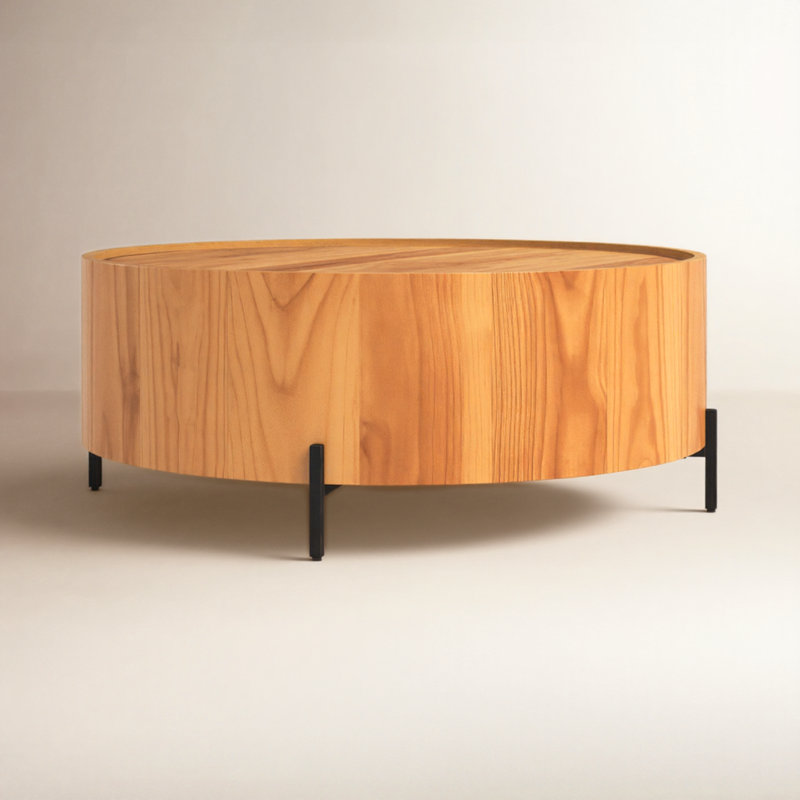 Alisha Coffee Table, Natural Teak