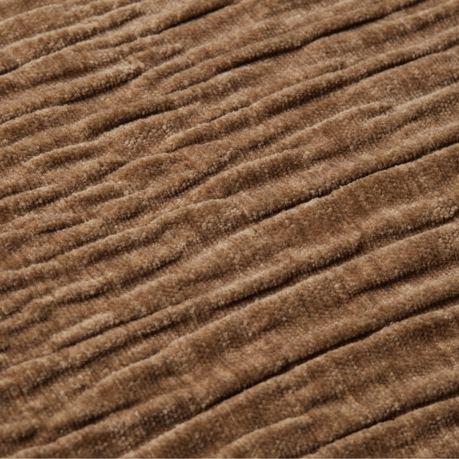 Edan Pillow Cover, Brown, Polyester/Polyfill, Square 22"