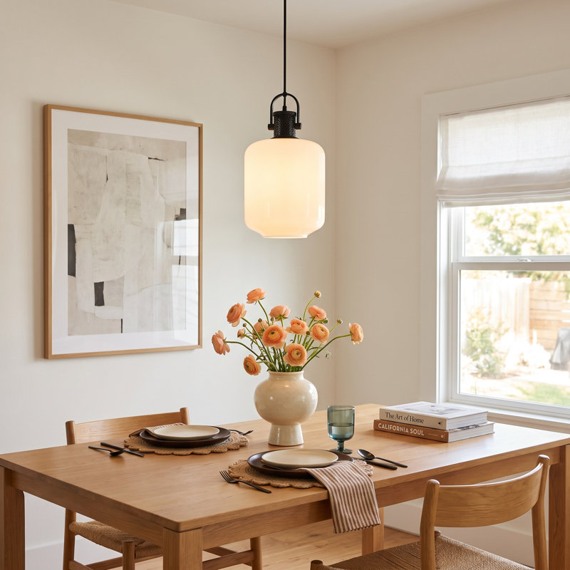 Bayley 1-Light Dimmable Jar Pendant