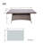Hampton 7-Piece Outdoor Dining Set with Rectangular Table in PE Wicker and Cushions-116191397
