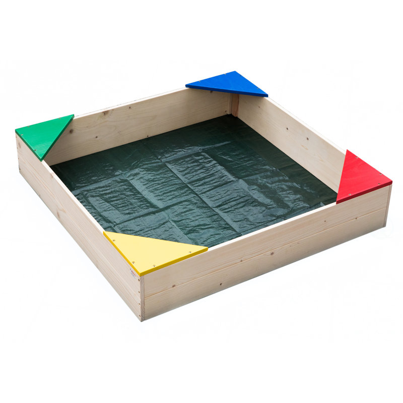 PLAYBERG 40'' x 7.75'' Plastic Sandbox