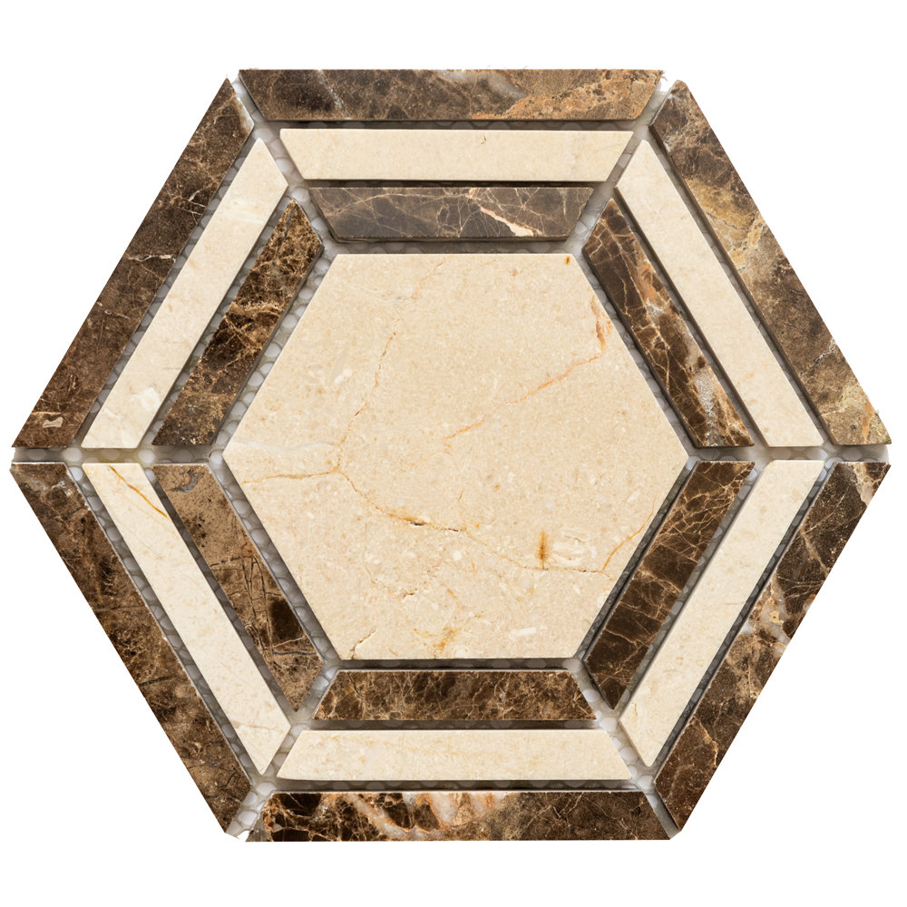 Santorini 4"x4" Natural Stone Mosaic Wall & Floor Tile The Tile Life 