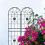 Treillis de jardin en métal antirouille pour plantes grimpantes