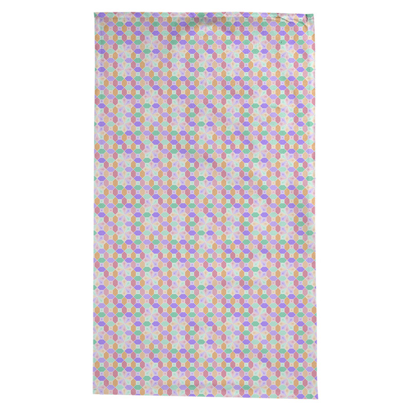 Nappe à motif Leffel, Mauve et orange
