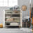 15 Pairs Freestanding Decorative Shoe Storage Cabinet
