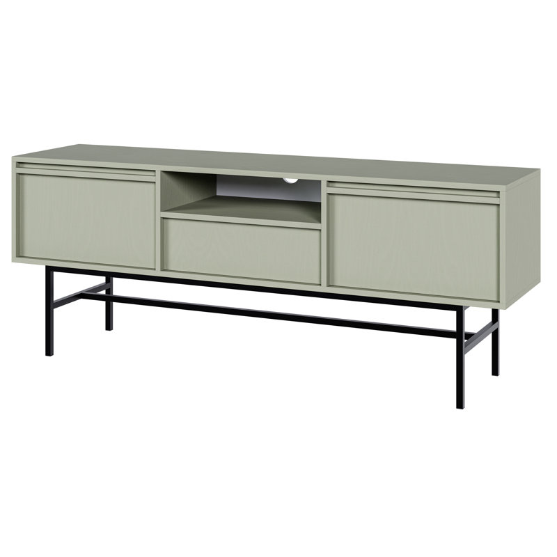 Bannie Unfinished TV Stand for TVs up to 55", Sage