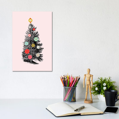 Retro Christmas Tree III by Show Me Mars - Gallery-Wrapped Canvas Giclée on Canvas