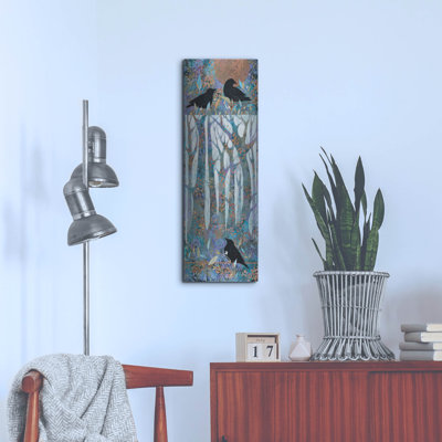  «Under The Copper Moon» par Sue Davis, art mural en métal, 12 po x 36 po
