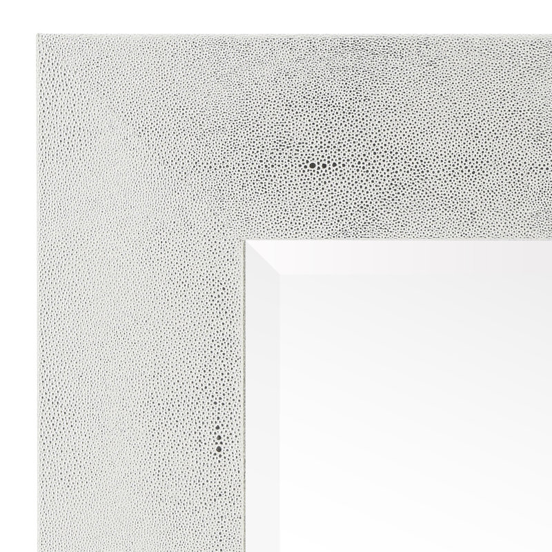Miroir d'appoint Torbert, Argent/blanc