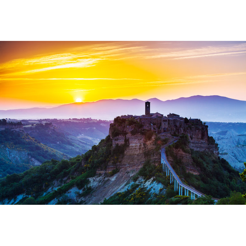Civita Di Bagnoregio, Tuscany, Italy by Gkrphoto - Wrapped Canvas Print, 30cm H x 46cm W
