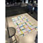 Tapis intérieur / extérieur en polypropylène tissé à la machine Senikka bleu / jaune / beige-318841876