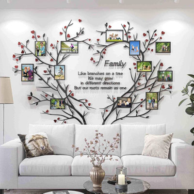 Wall Decor Picture Frame Collage Removable 3D DIY Acrylic Wall Stickers