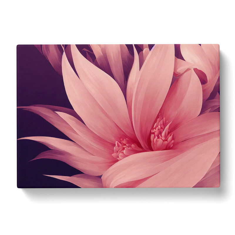 Striking Modern Flower Art - Wrapped Canvas, 50cm H x 76cm W x 3cm D