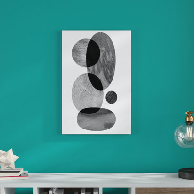 «Moving Orbs I», peinture sur toile