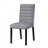 5Pc Dining Set Black Finish Dining Table