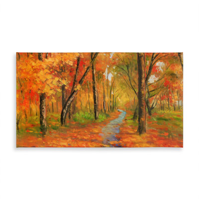 Autumn Trail Forest Tablecloth | Indoor/Outdoor Home Decor