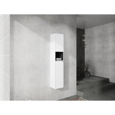 Float Mounting Design Bathroom Cabinet With Soft Close Doors