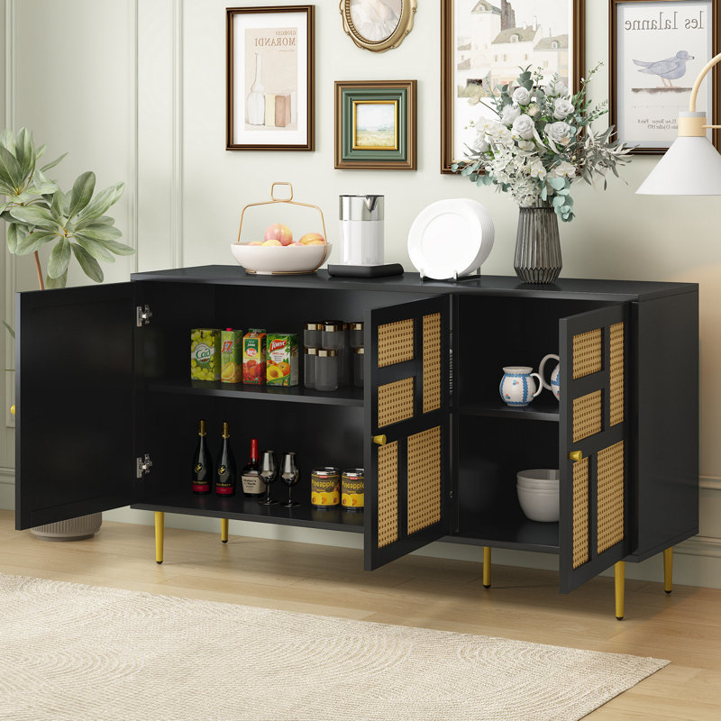 Eddyson 57'' Console Table, Black