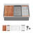 Drop-In Kitchen Sink Single Bowl 16 Guage Stainless Steel Workstation Sink with Accessories-122614513