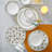 Daisy Chain 3 Piece Appetizer Plate Set