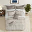 Luxurious 12 Piece Jacquard Bedding Sets, Polyester Damask Design, For Elegant Bedrooms