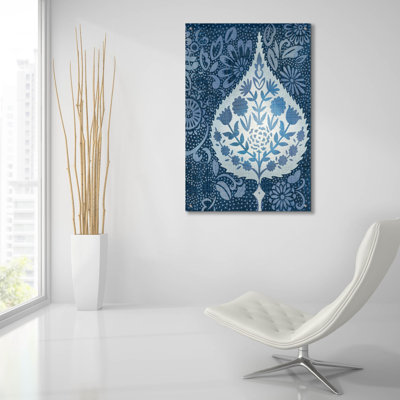 Art mural épique «Watercolor Blockprint 1» par Chariklia Zarris, 24 po x 36 po