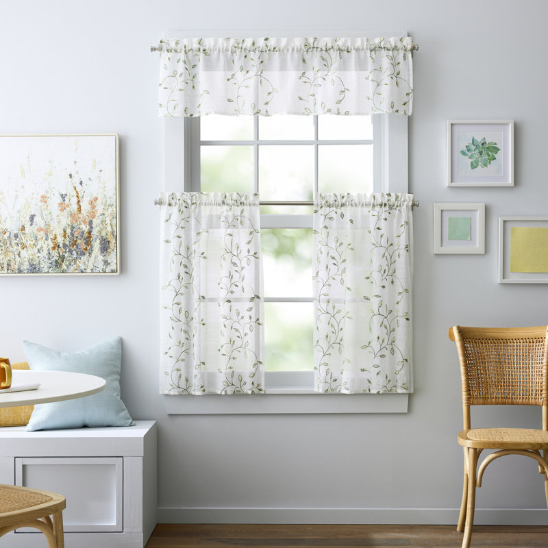 Broderie Durham Val & tiers blanc / vert