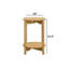 Table de bout Natural Finish-1998130216
