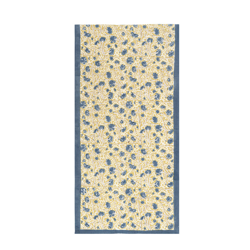 Tapis Durkee, 72 po x 16 po, Bleu / Vert