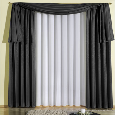 Longoria Room Darkening Window Scarf