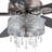 52" Bainbridge 5 - Blade LED Crystal Chandelier Ceiling Fan-350574842