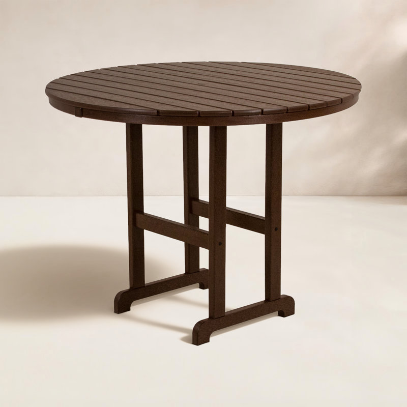 Table de comptoir POLYWOOD, 36 po, Acajou