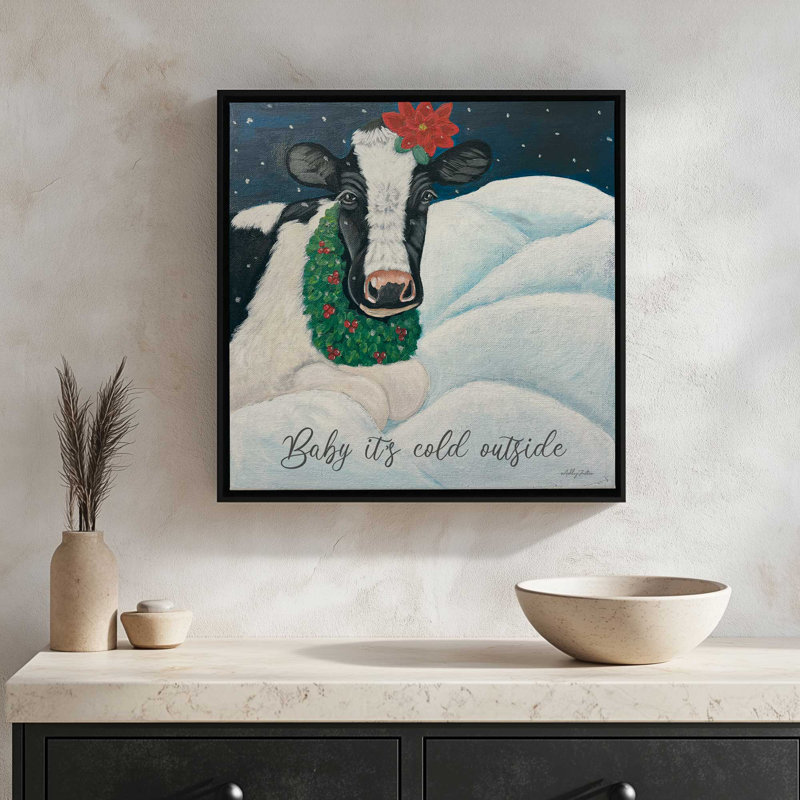 «Baby It's Cold Out» par Ashley Justice, reproduction d'art, Toile avec cadre, L 20 po x H 20 po, Érable