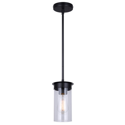 Benson 1 Light Black Pendant
