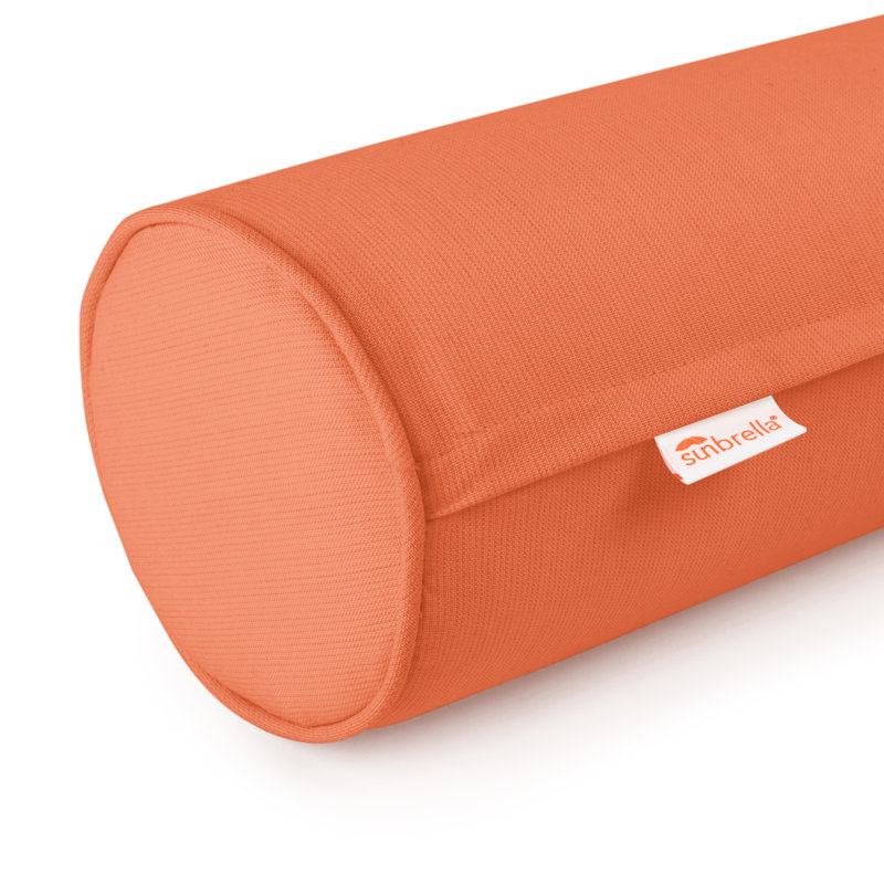 Traversin à col avec fermeture à glissière Austin Horn Classics Sunbrella, Cayenne